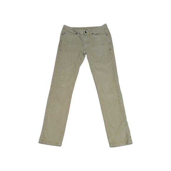 Stio Rivet Cord Slim Fit Corduroy Pants Cream Tan Womens 6 Gorpcore Casual Gorp - Picture 1 of 5